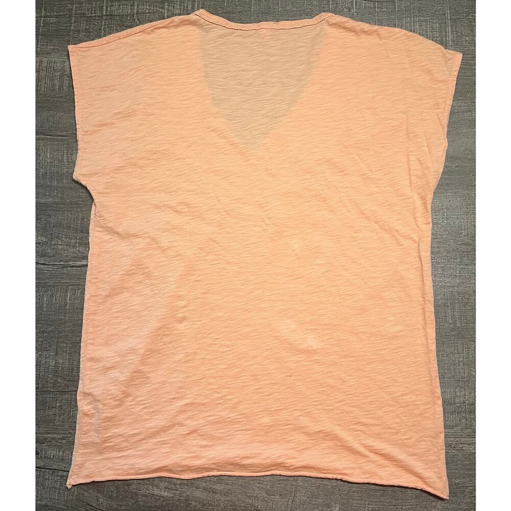 J.Crew Women’s 100% Cotton Ruffled and Beaded V-Neck Collar, Peach, Size M - Picture 10 of 10